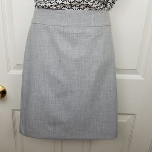 Banana Republic Light Gray Skirt
